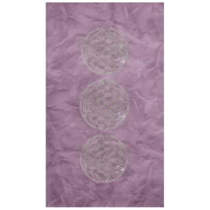 Mantel Flor de vida / Blume des Lebes - PLATA