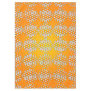 Mantel Flor de vida / Blume des Lebes - sello blanco