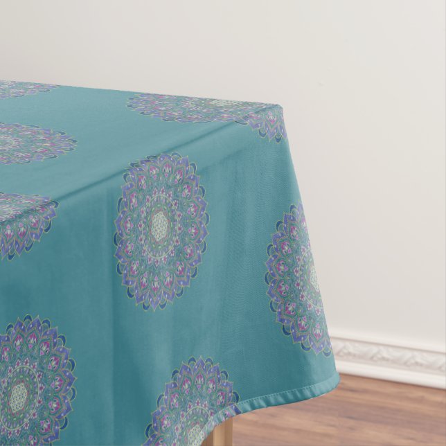 Mantel Flor De Vida - Mandala Estilo India 1 (In Situ)
