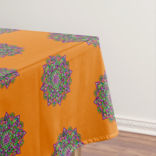 Mantel Flor de vida - Mandala india 1 (In Situ)