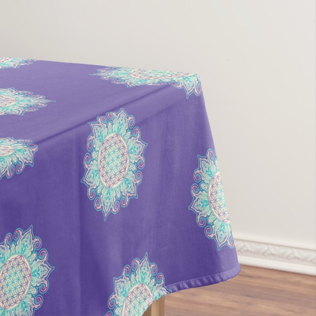 Mantel Flor de vida - Mandala india 2 (In Situ)