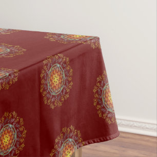 Mantel Flor De Vida - Ornamentos Vintage Mandala 1