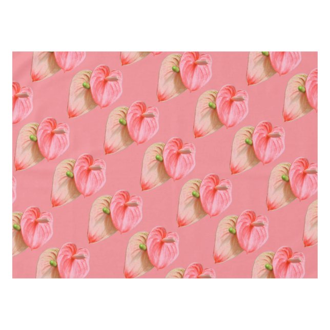 Mantel - flor del Oilcloth (Frente (Horizontal))