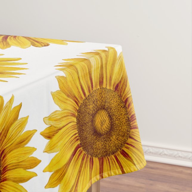 Mantel Flor feliz de girasol vintage (In Situ)