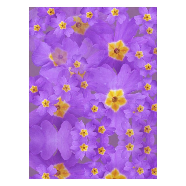 Mantel Flor morada Flores Tablloso (Anverso)