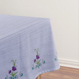 Mantel Flor púrpura juguetona con remolque de remolinos V