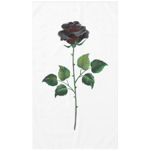 Mantel Flor rosa negra