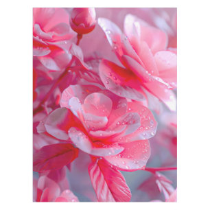 Mantel Flor rosa Rubor Raindrop