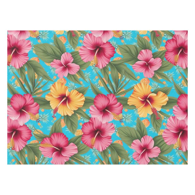Mantel Flor tropical de piña (Frente (Horizontal))