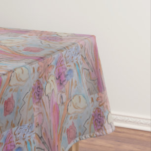 Mantel Floral Abstracto Pastel
