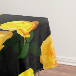 Mantel floral amarillo de moda