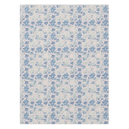 Mantel Floral anticuada de hojas silvestres azul