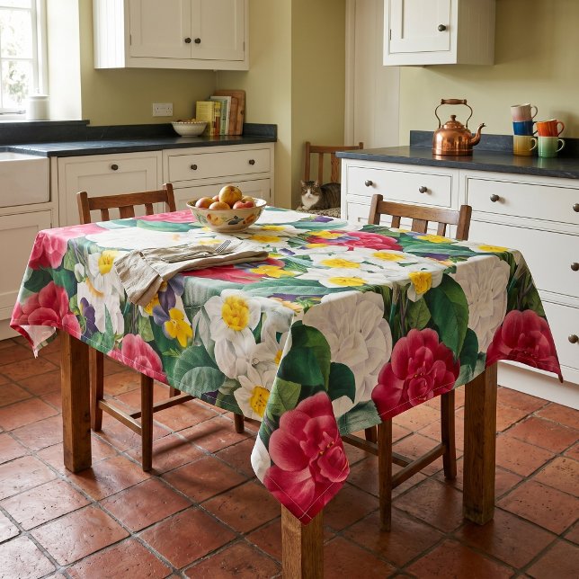 Mantel Floral Botánico Vintage (Subido por el creador)
