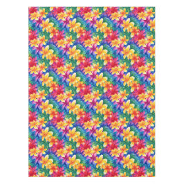 Mantel Floral colorida hawaiana hibiscus