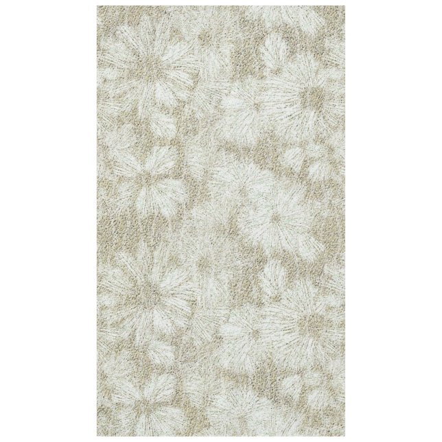 Mantel Floral Daisy Velvety Cream Textura (Anverso)
