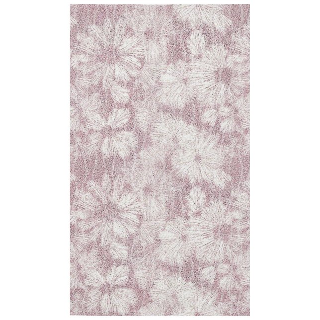 Mantel Floral Daisy Velvety Dusty Pink (Anverso)