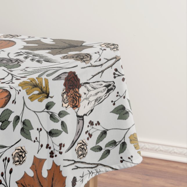 Mantel Floral de cabeza de toro de cráneo de vaca y cosec (In Situ)