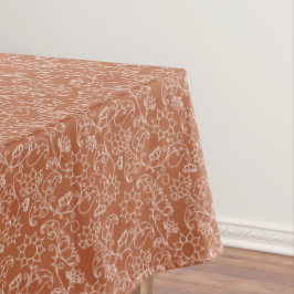Mantel Floral de Otoño con Especias de Calabaza