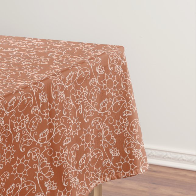 Mantel Floral de Otoño con Especias de Calabaza (In Situ)