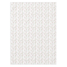 Mantel Floral de Rosa Rosa Elegante