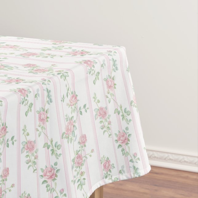 Mantel Floral de Rosa Rosa Elegante (In Situ)
