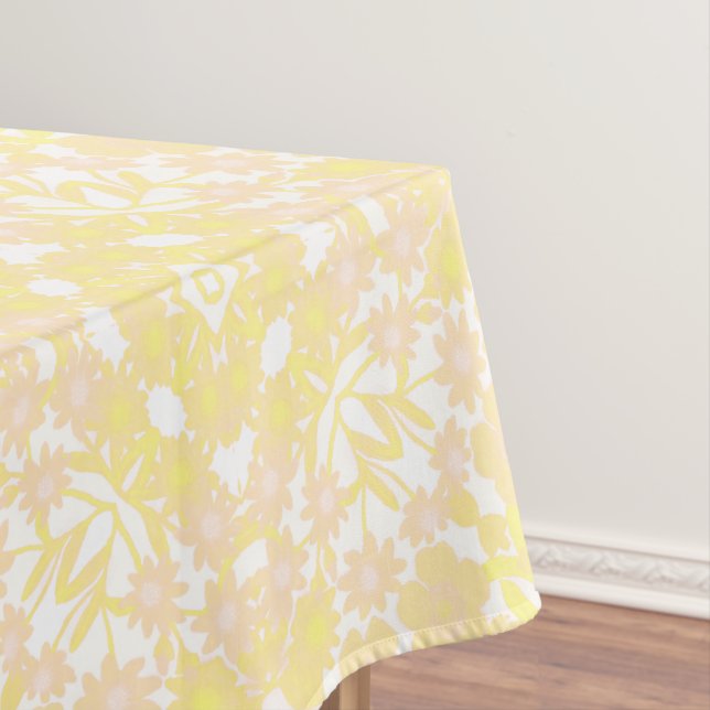 Mantel floral del jardín amarillo alegre (In Situ)