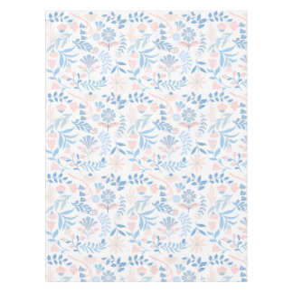 Mantel Floral design boho block print blue pink girly