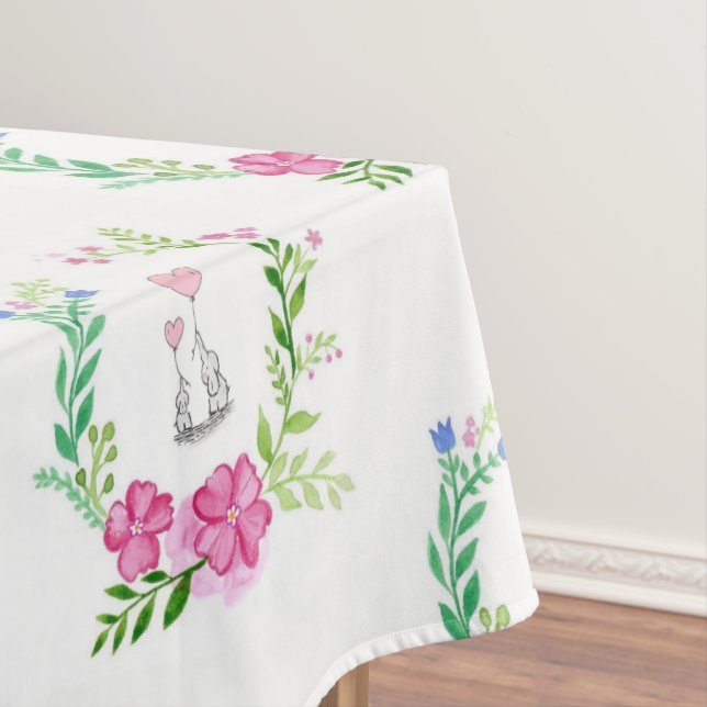 Mantel Floral Elefante (In Situ)