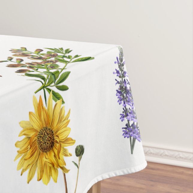 Mantel Floral Lavanda Girasol Verdor (In Situ)