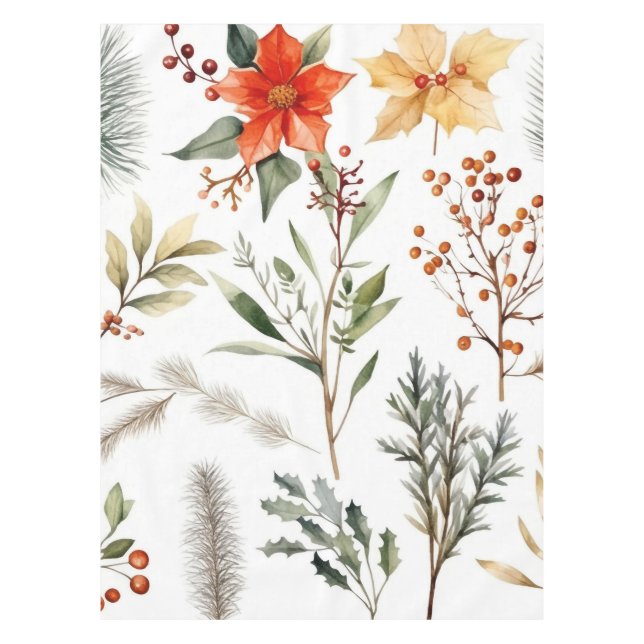 Mantel "Flores" (Anverso)