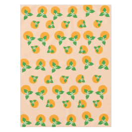 Mantel Flores anaranjados