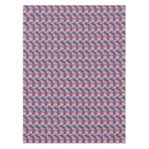 Flores azules y rosas