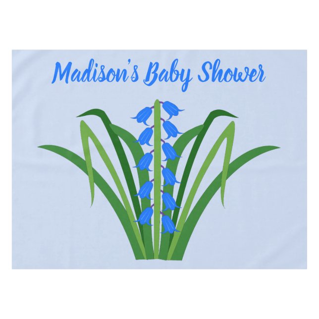 Mantel Flores Bluebell Niño Niño Shower de Primavera (Frente (Horizontal))