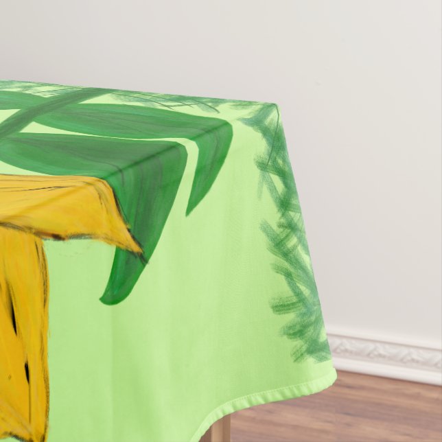 Mantel Flores de bonito Ropa de mesa azul morado amarillo (In Situ)