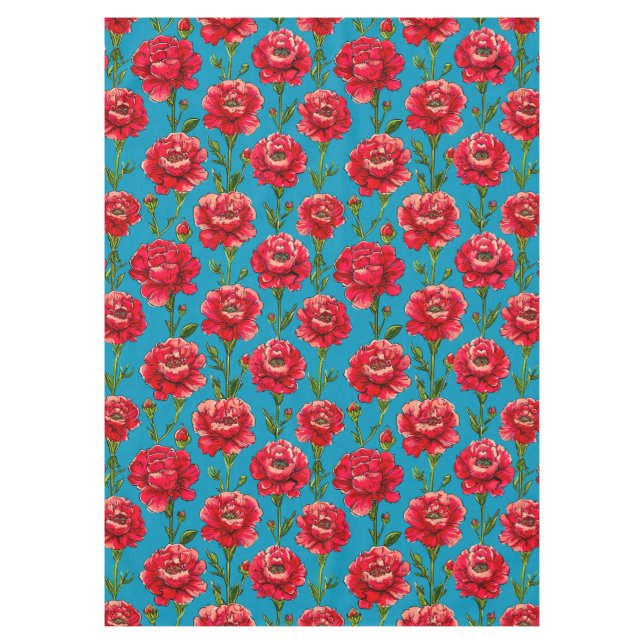 Mantel Flores de Clavel (Anverso)