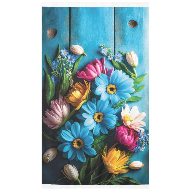 Mantel Flores de colores (Anverso)