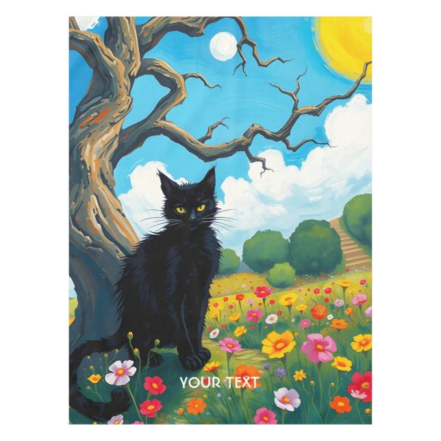 Mantel Flores de gato de árbol graso (Anverso)