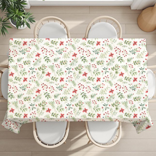Mantel Flores de invierno de vacaciones de Navidad – Deco (Subido por el creador)