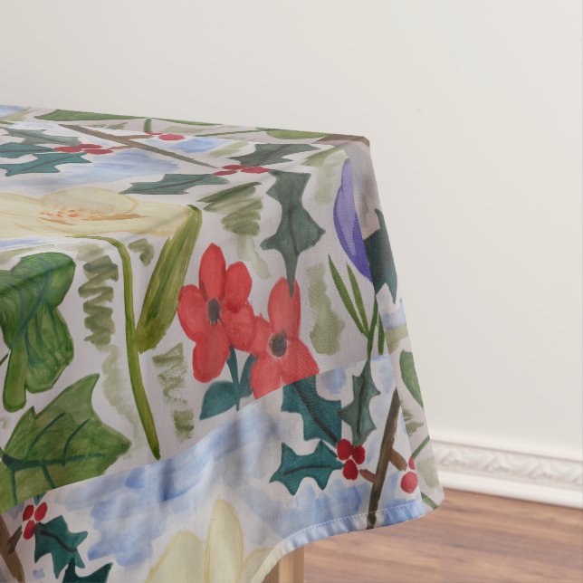 Mantel Flores de invierno y Holly (In Situ)