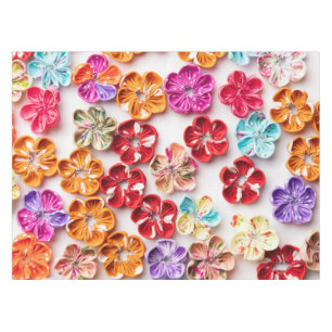 Mantel Flores de tela de coser hechas a mano de primavera