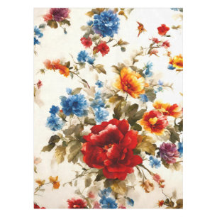 Mantel Flores de verano pintadas Е legantes y de colores 