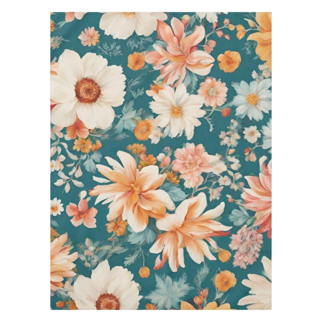 Mantel Flores Delicadas Increíbles (Anverso)