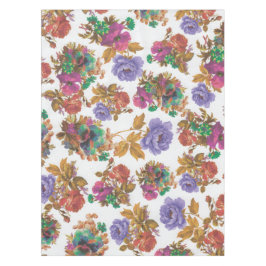 Mantel flores elegantes vintage Table Cloth