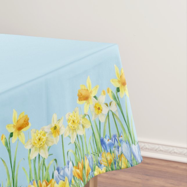 Mantel Flores florales de Primavera Azul (In Situ)