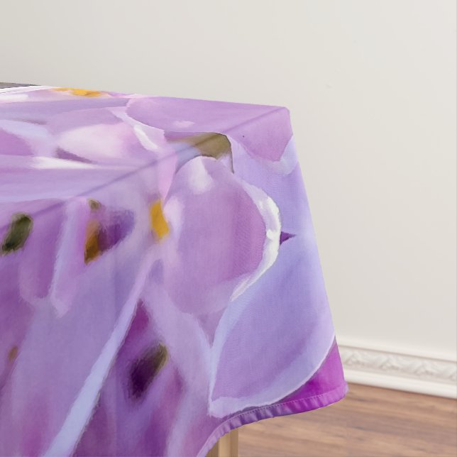 Mantel Flores lilacas rosas (In Situ)