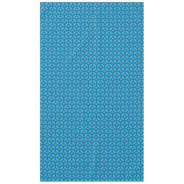 Mantel Flores Metalizado azules verde azuladas con patrón