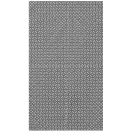 Mantel Flores Metalizado grises plateadas con patrón de g