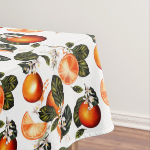 Mantel Flores naranjas