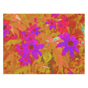 Mantel Flores naturales coloridas ultravioletas, magenta 