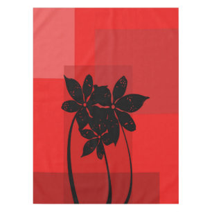 Mantel Flores negras
